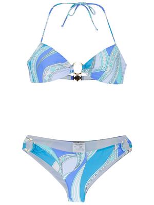 Купальник в оттенках голубого