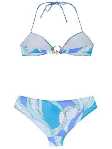 Купальник в оттенках голубого